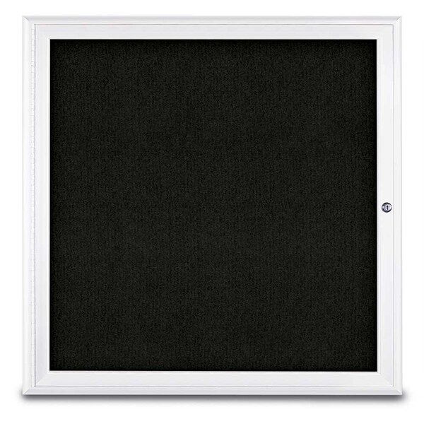Sliding Door Indoor Enclosed Corkboard, 9